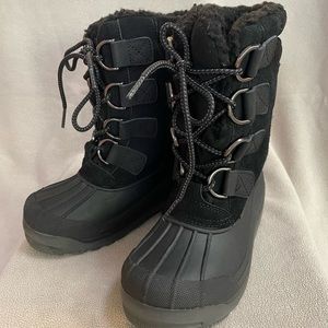 Lands End snow boots Boy US13M